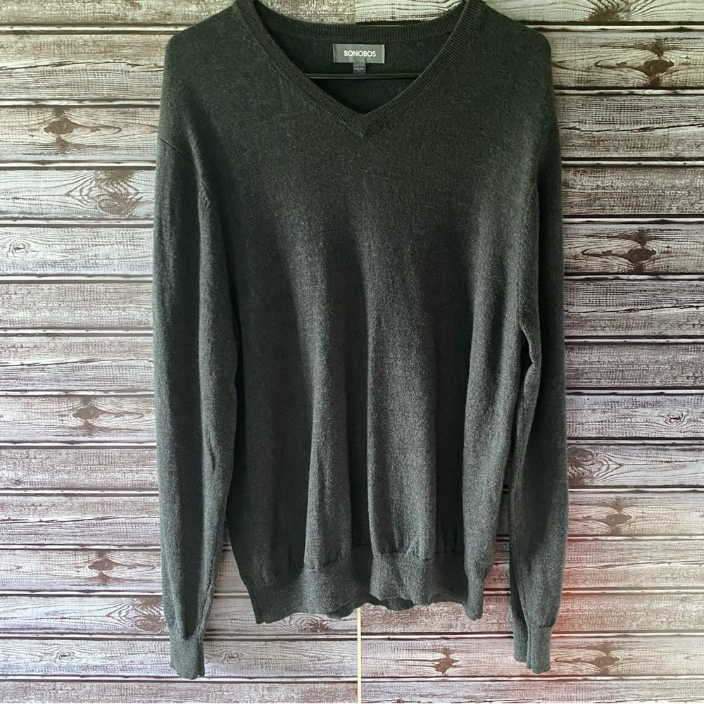 Bonobos Women's Standard Fit Extra Fine Merino Wool Sweater‎ Size XL